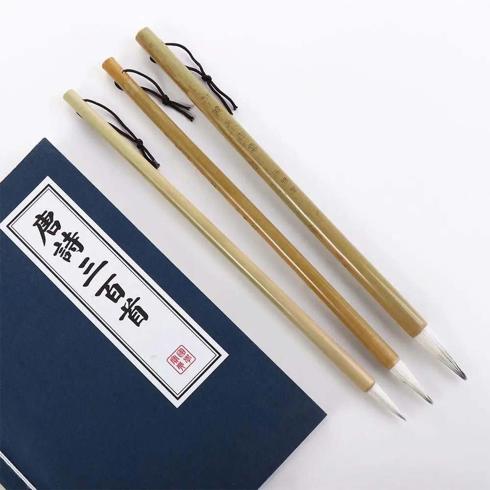 High Quality Drawing Crisperding Thin Chinese Brushes Script Writing Brush Calligraphy Brushes Painting Pens Peaceful Pleasures Health and Wellness