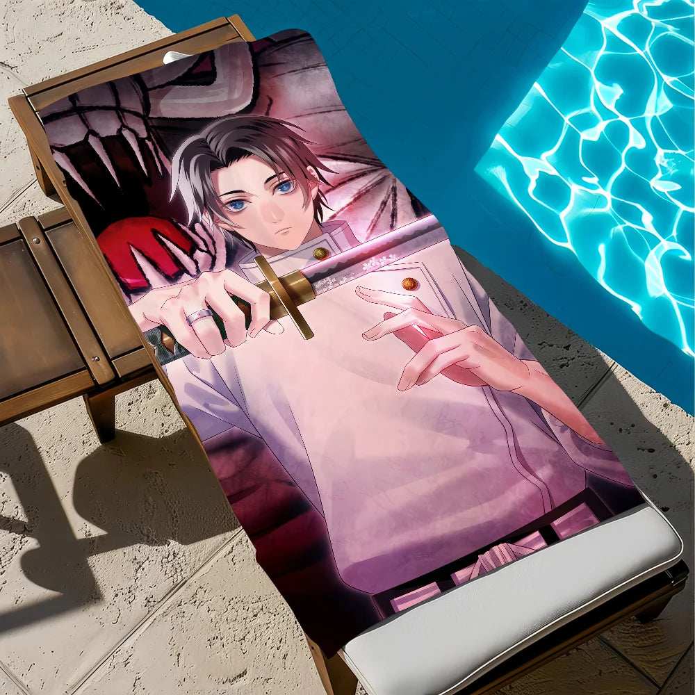 Yuta Okkotsu Anime Quick-Dry Beach Towel | Pool Travel Gym