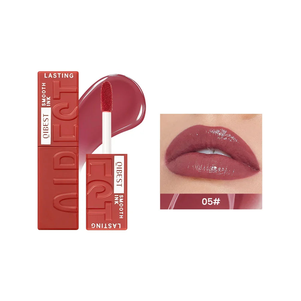 QIBEST Mirror Watery Lip Glaze – Glossy Long-Lasting Lip Gloss