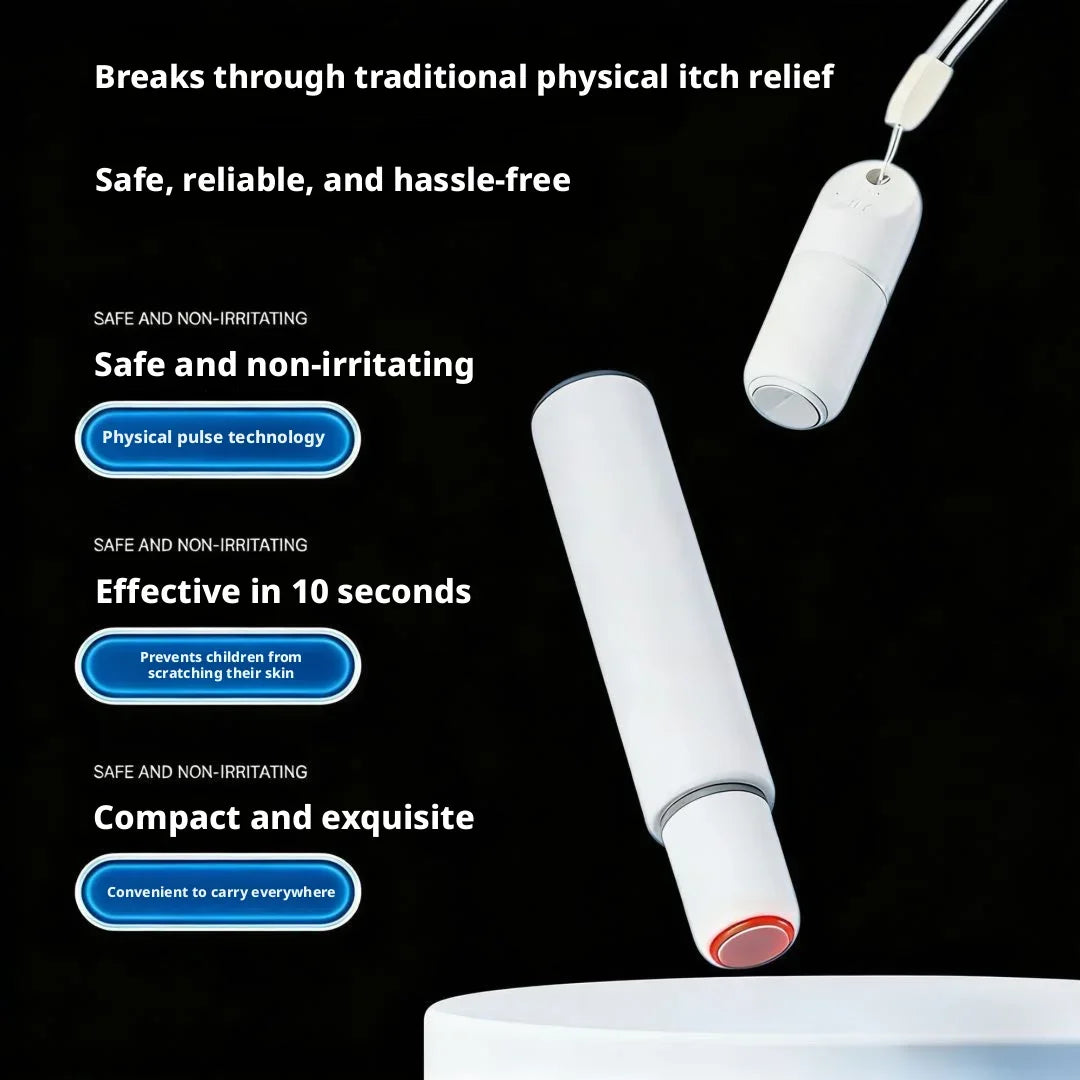 Electric Anti-Itch Device Physical Mosquito Bite Relief Tool Portable Rechargeable Bug Bite Itch Eraser for Kids Outdoor Travel Peaceful Pleasures Health and Wellness