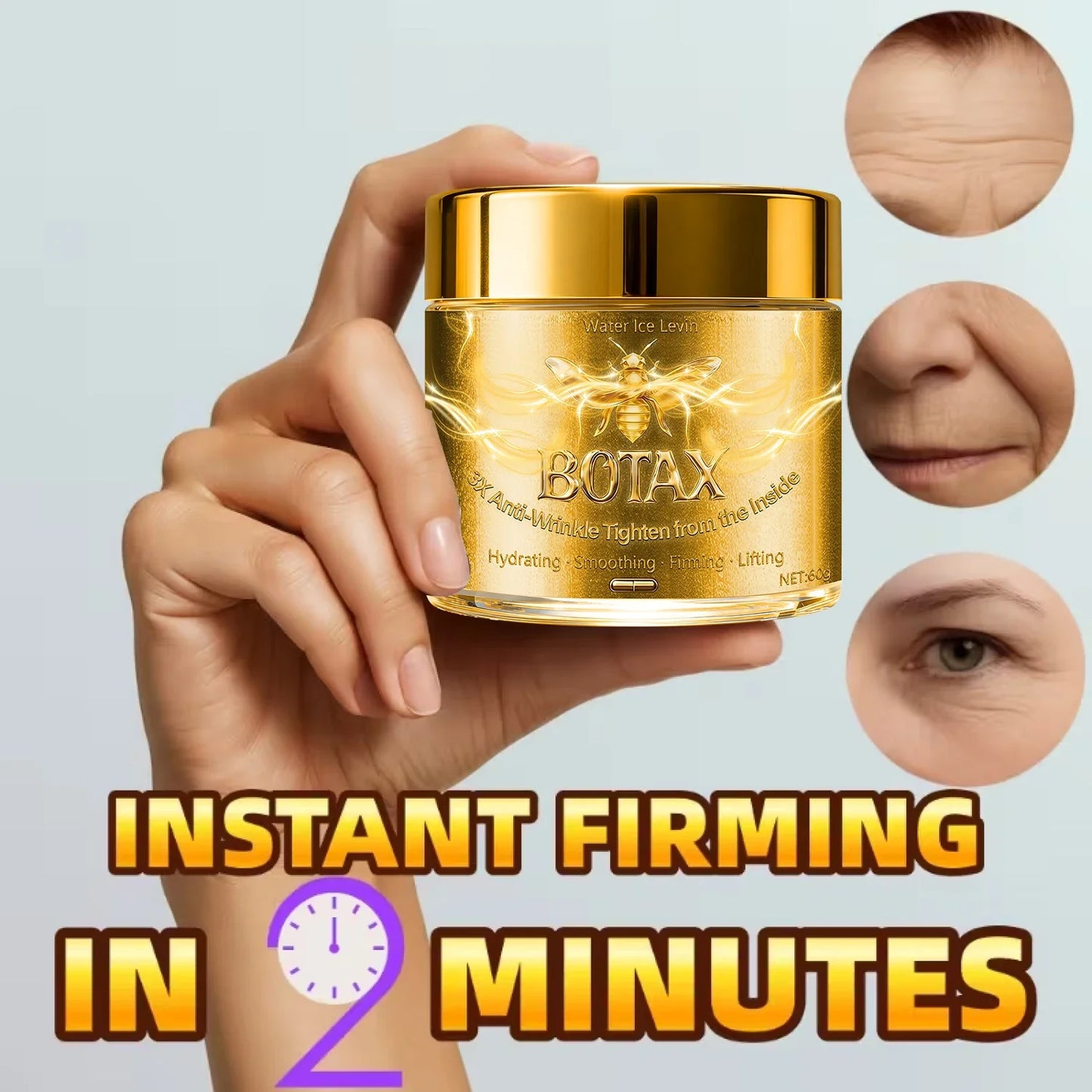 Bee Venom Anti-Aging Face Cream | Hyaluronic Acid & Retinol