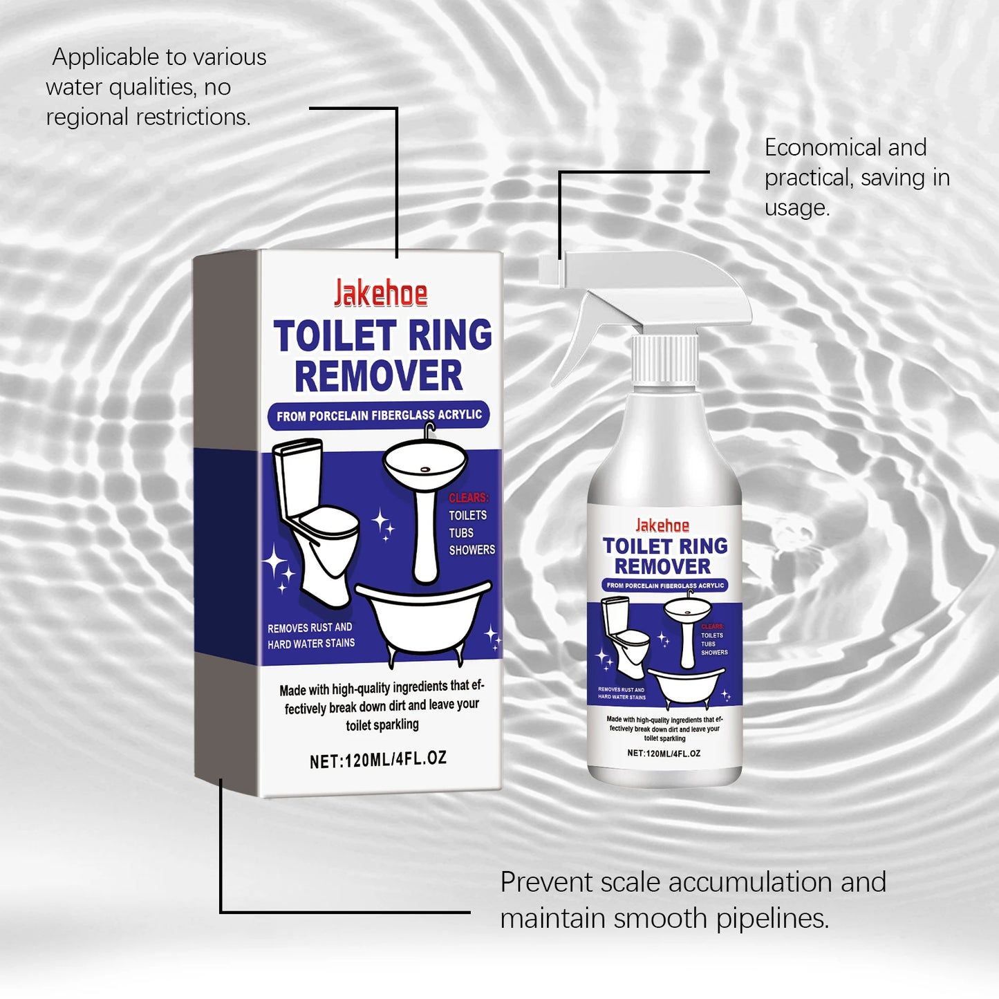 Toilet Foam Cleaner | Descaling, Stain & Odor Eliminator