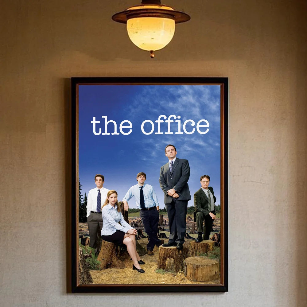 The O-Office TV series Poster HD art sticky wall waterproof home living room bedroom bar aesthetic decoration Peaceful Pleasures Health and Wellness z5 21X30cmNoframe