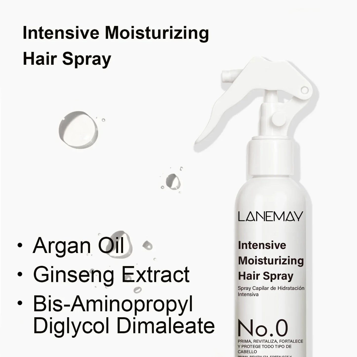 Intensive Moisturizing Hair Spray – All Hair Types, 120ml