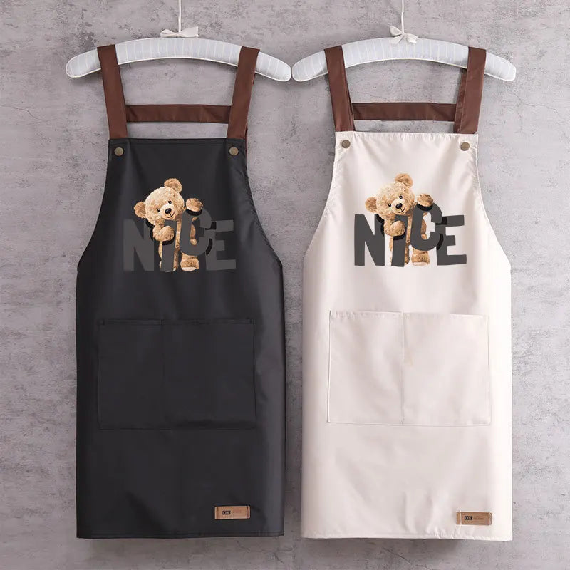 Waterproof Oil-Resistant PVC Kitchen Apron | Sleeveless Adult