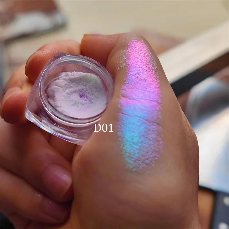 Holographic Duochrome Eyeshadow | MultiChrome Shifting Pigment