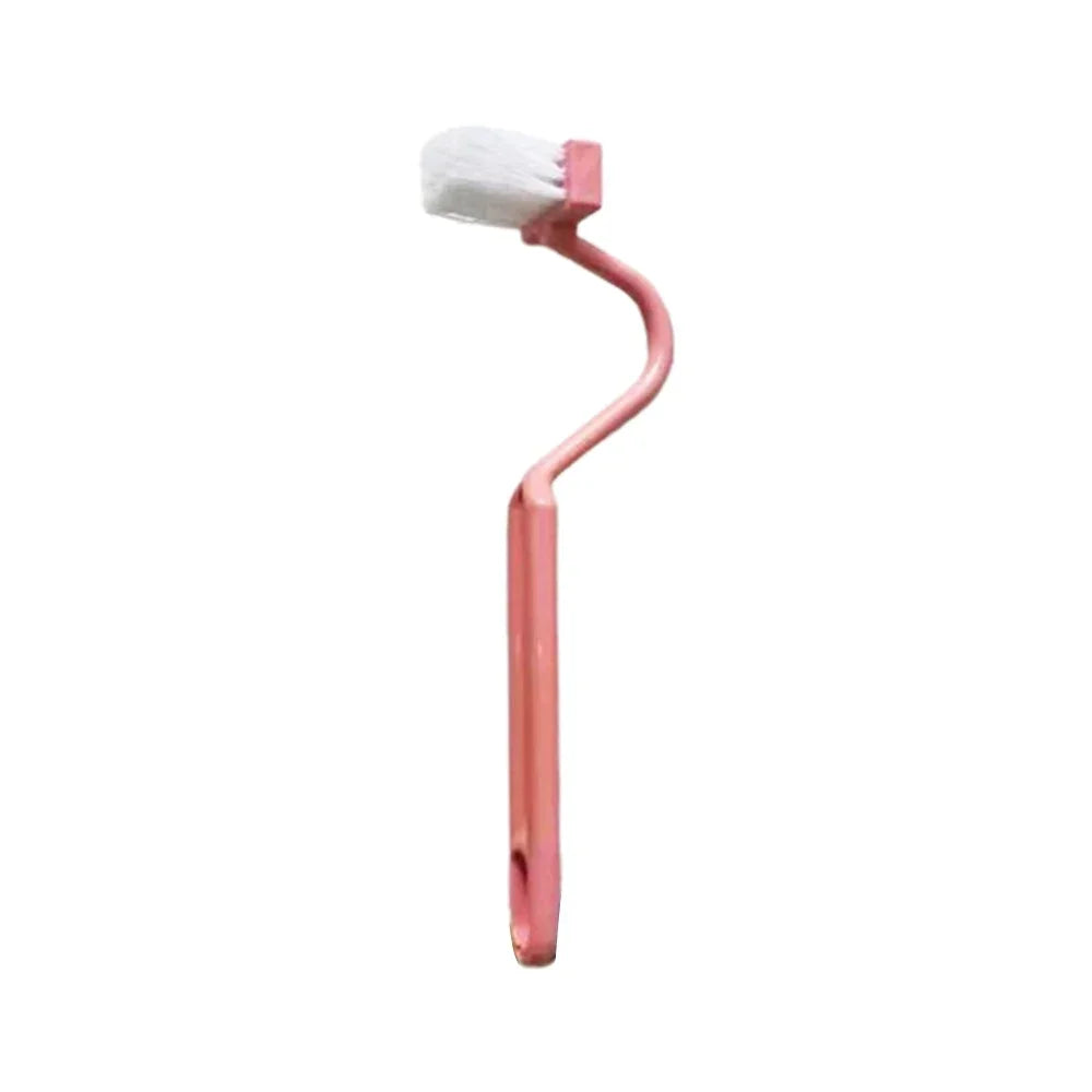V-Shape Long Handle Toilet Brush – No Blind Spot Crevice Cleaner Toilet Brush Peaceful Pleasures Health and Wellness Pink