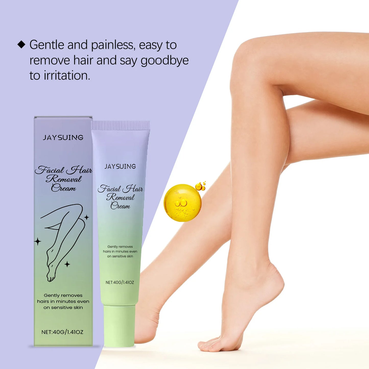 Jaysuing Painless Depilatory Cream | Leg, Arm & Bikini Hair Removal