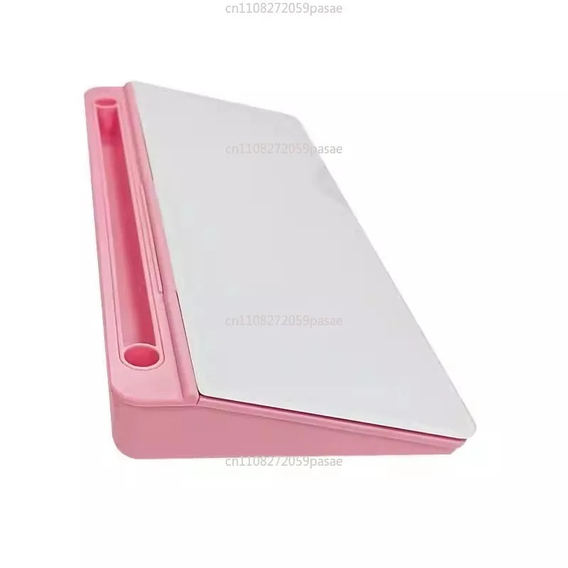 Glass Desktop Whiteboard – Light Gray Writing & Message Board