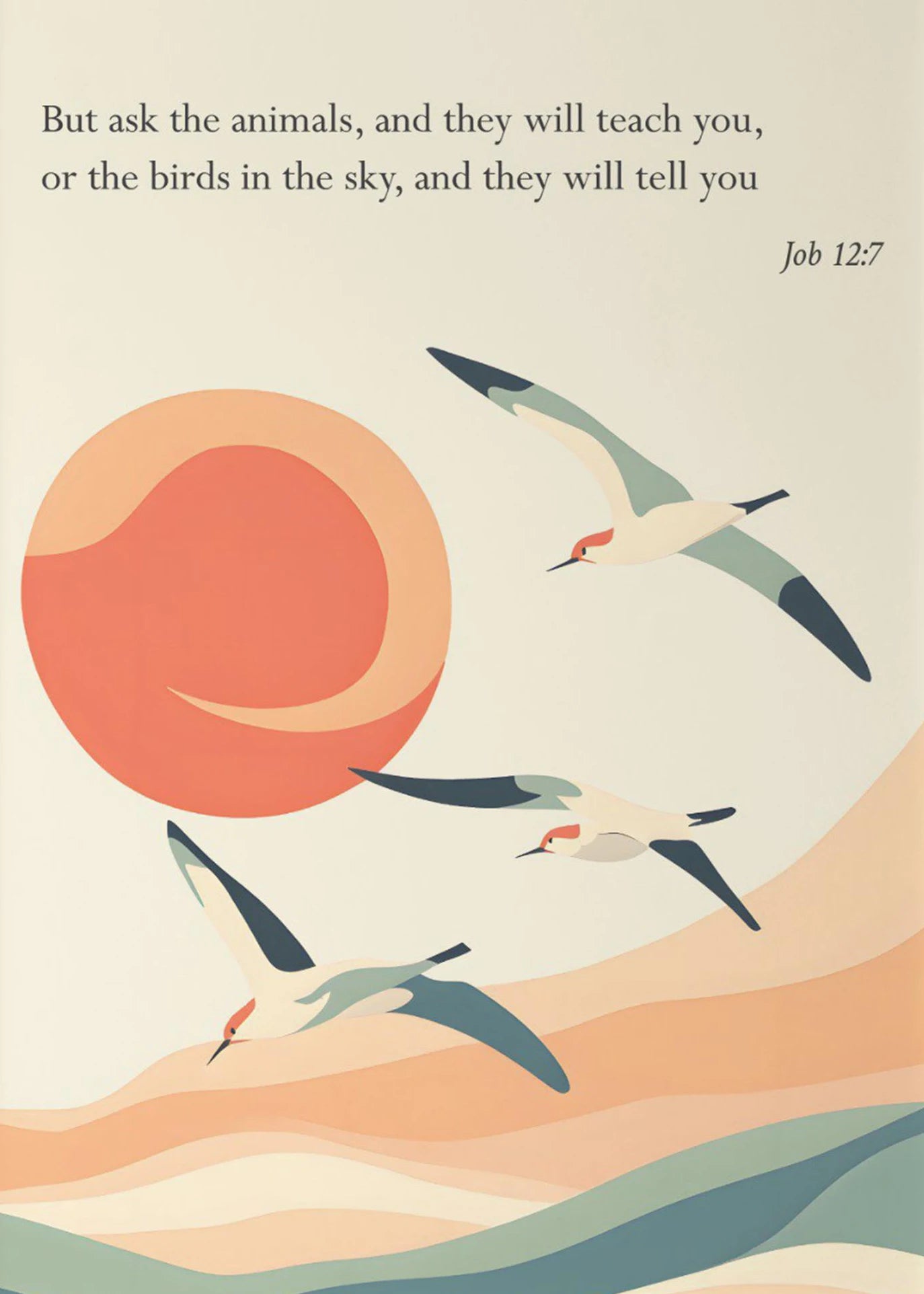 Christian Cross Canvas Wall Art | Bible Verse Baptism Gift