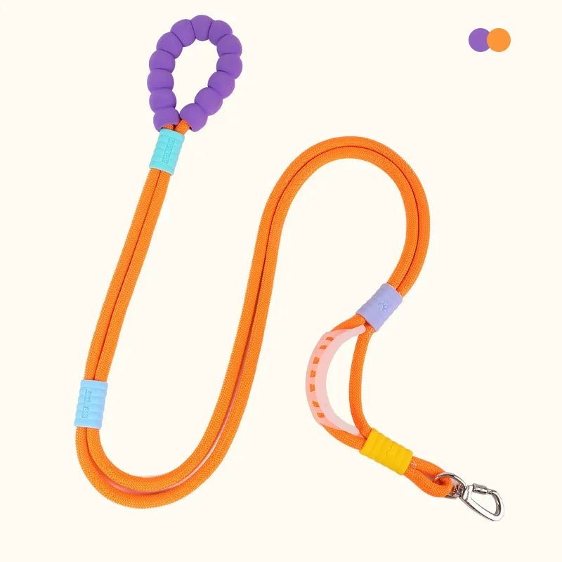 Hands-Free Dog Leash with Foam Handle | Adjustable Nylon