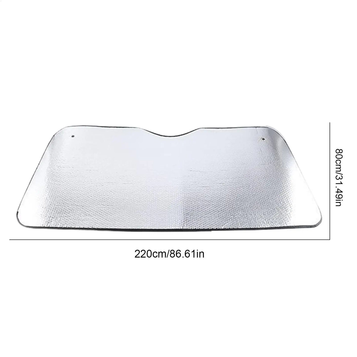 Truck Windshield Sun Shade Foldable Anti-UV Cover 220x80cm