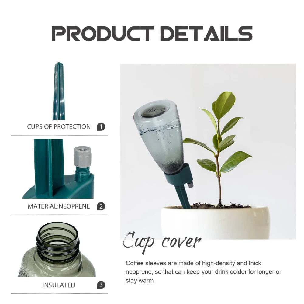 Automatic Waterer Household Drip Irrigation Flower Waterer Dripper Garden Self Watering Pot For Plants Flowers Peaceful Pleasures Health and Wellness
