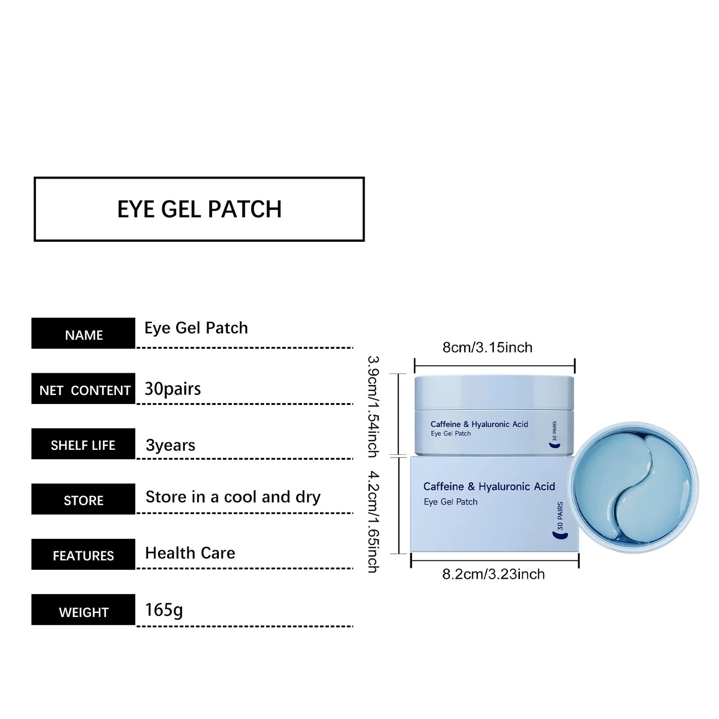 Coffee Eye Cream Roller, Eye Mask & Serum – Anti-Dark Circles