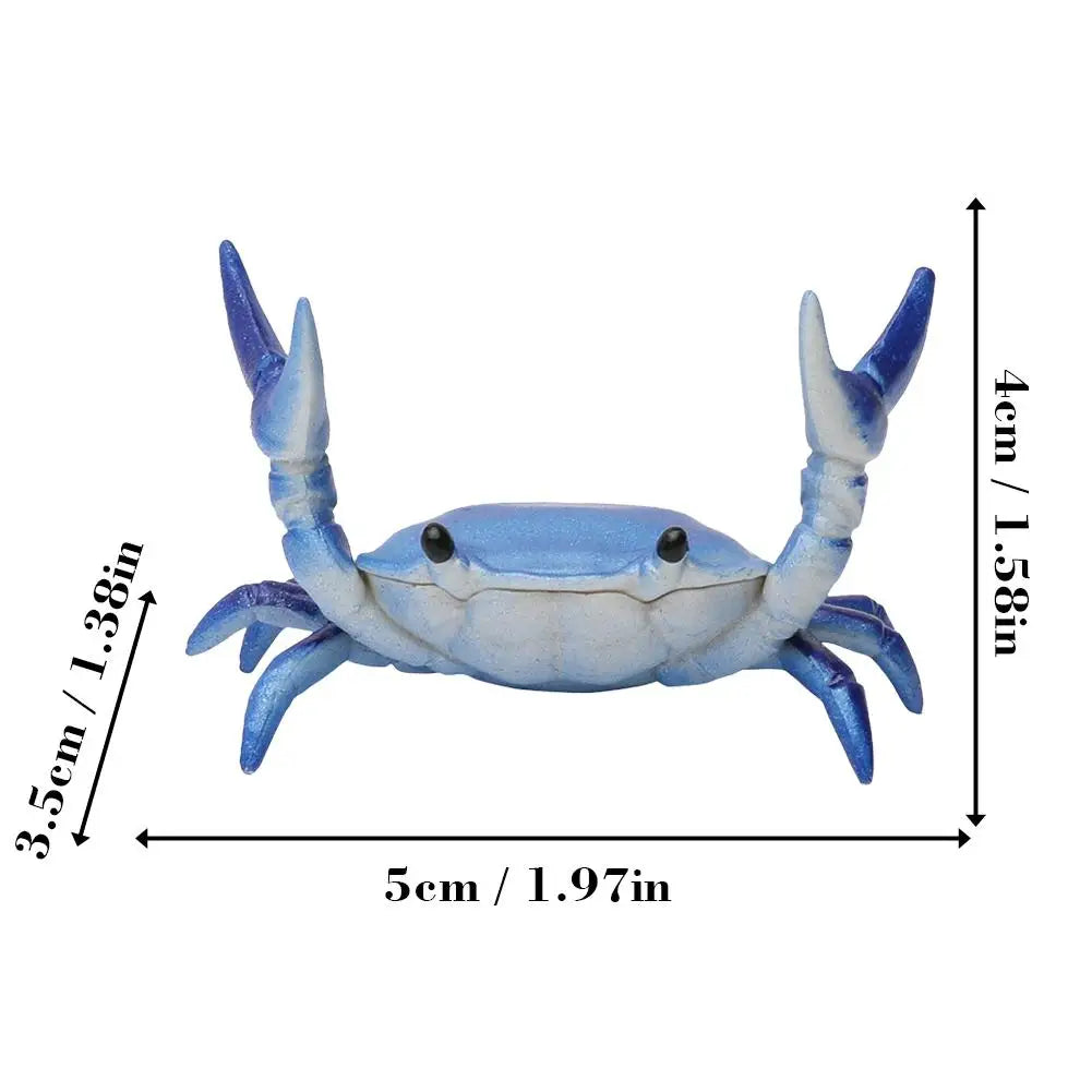 Weightlifting Crab Pen Holder Ornament Creative Personalized Decoration Model Gift Desktop Dislpay Pen Holder Peaceful Pleasures Health and Wellness