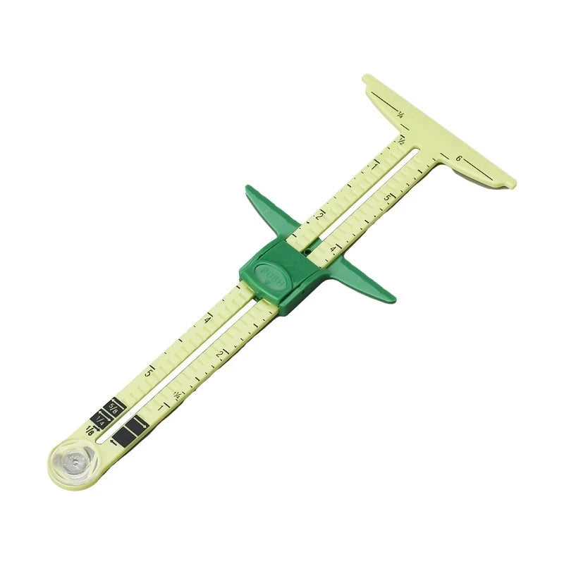 5-in-1 Sewing Ruler Sliding Gauge | Seam & Patchwork Measuring