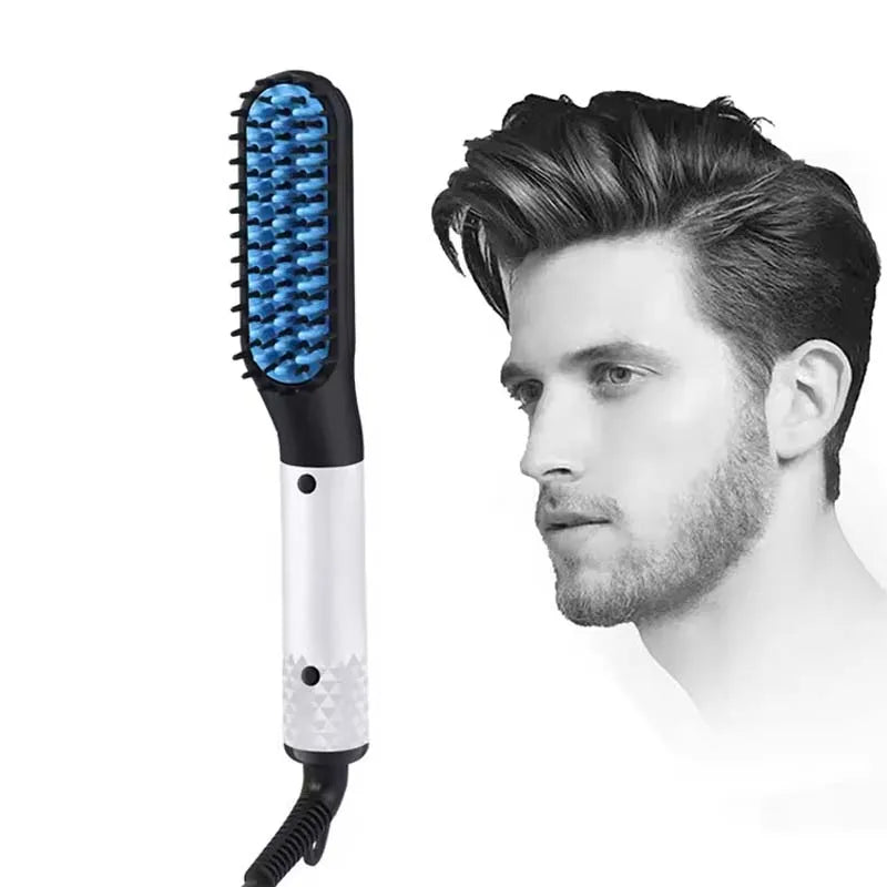 Beard Straightener Comb Manufacturer Multi-Purpose Beard Hair Comb PTC Heater Mini Comb OEM Straightener Brush Peaceful Pleasures Health and Wellness