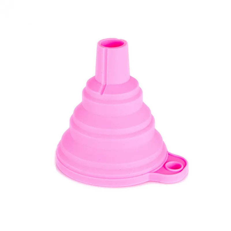 Food Grade Silicone Folding Funnel – Portable Kitchen Funnel Silicone Kitchen Funnel Peaceful Pleasures Health and Wellness