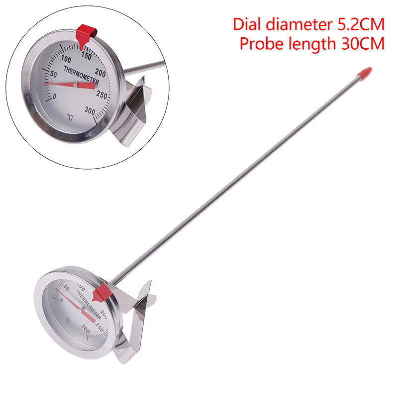 Stainless Steel Probe Thermometer – Meat, Milk & Coffee