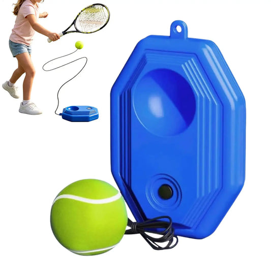 Tennis Rebounder Solo Trainer – String Return Ball for All Ages Tennis Training Aid Peaceful Pleasures Health and Wellness