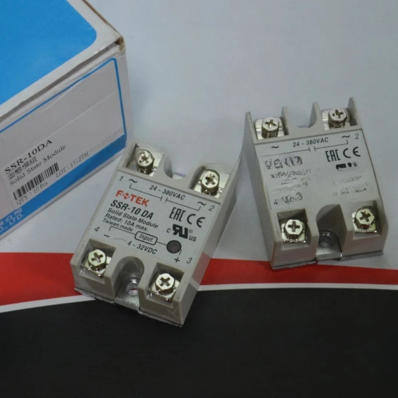 FOTEK SSR-10DA Solid State Relay 10A DC to AC Switching