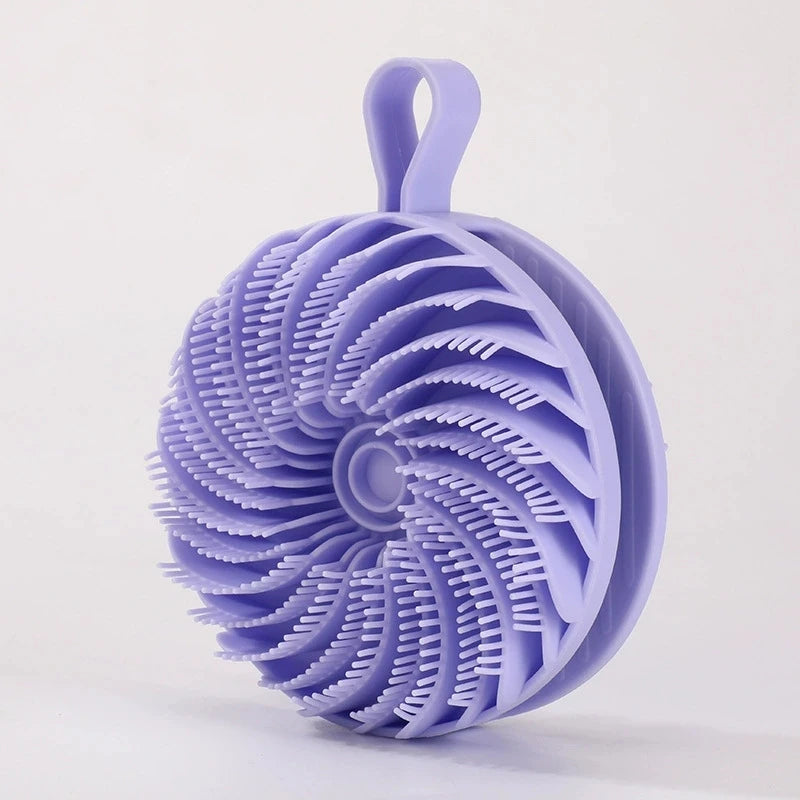 Soft Silicone Body Scrubber & Scalp Massager | Bath Brush