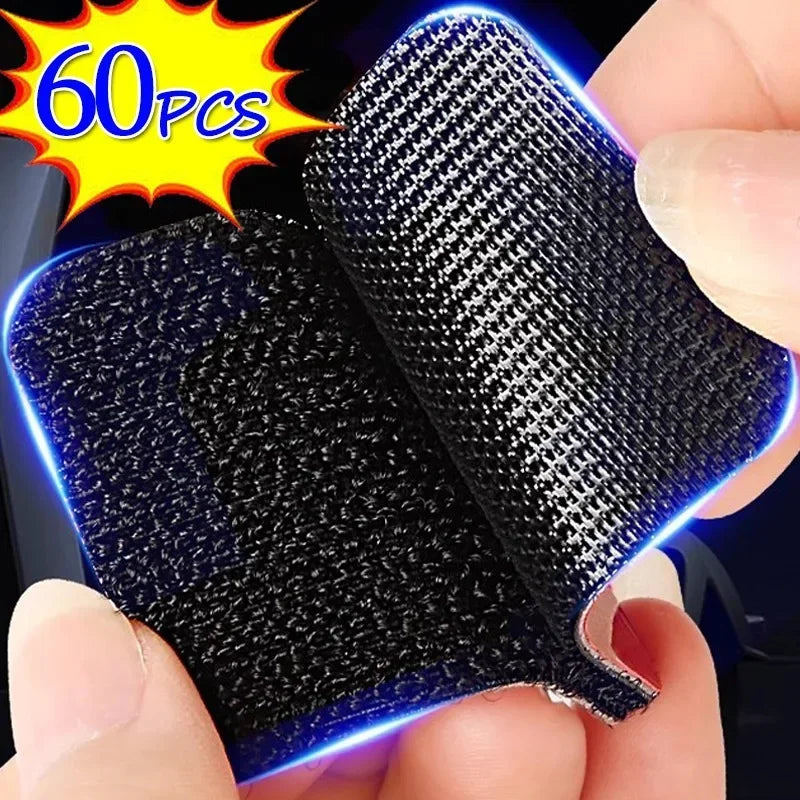 Self-Adhesive Hook & Loop Fastener Patches | DIY 10/30 Pairs