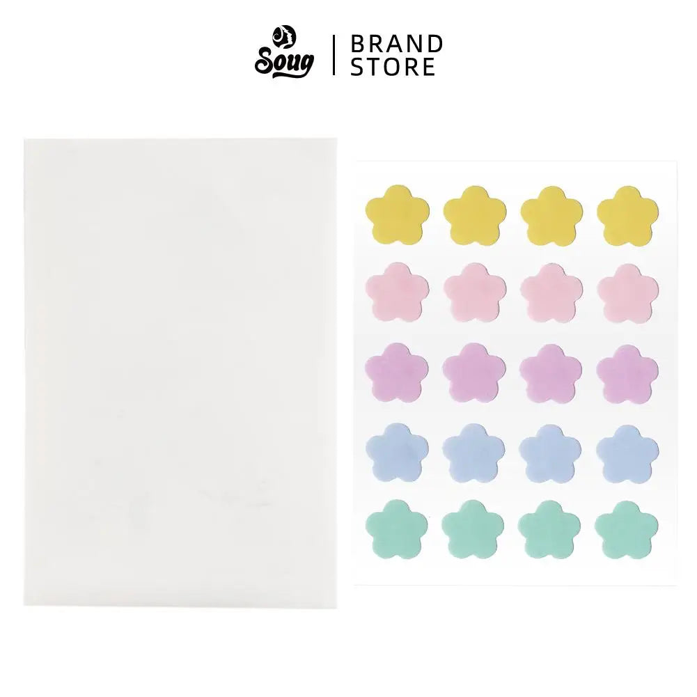 20/60pcs Hydrocolloid Acne Patches Flower Shape Pimple Patch For Face Spot Treatment Stickers For Overnight Makeup Peaceful Pleasures Health and Wellness C