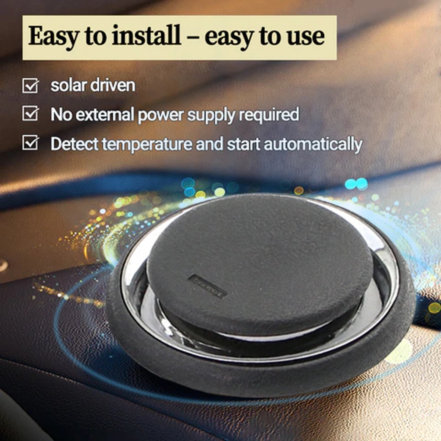 Portable Car Defroster Snow Removal & Anti-Fog Device