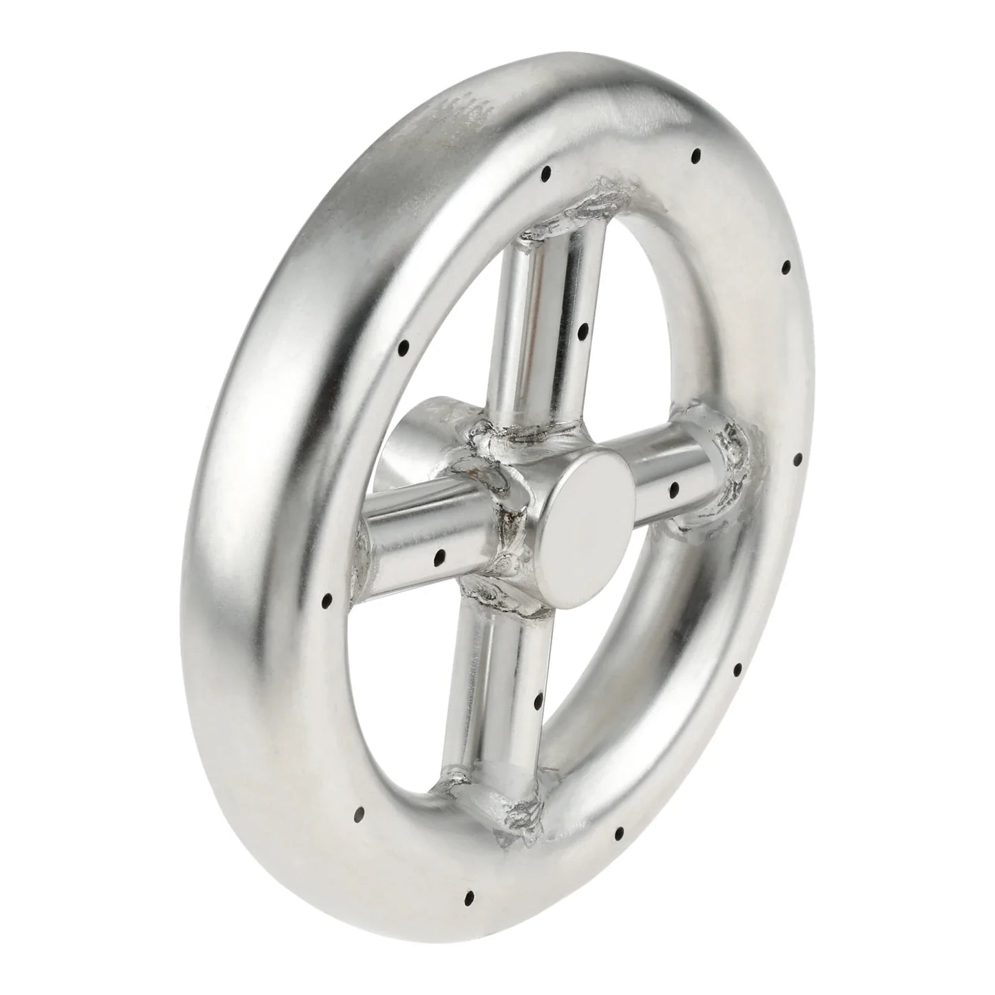 6-Inch 304 Stainless Fire Pit Burner Ring | 88,000 BTU Gas