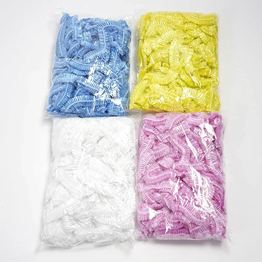 Disposable Waterproof Ear Cover Caps | Salon & Shower – 100 Pcs Ear Cover Caps Peaceful Pleasures Health and Wellness