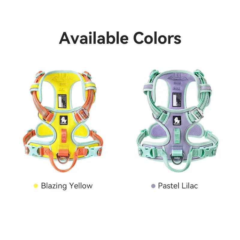 Truelove New Pet Harness Premium Anti Pull Reflective Light Up Nylon Breathable Adjustable Dog Harness Training Vest TLH5657 Peaceful Pleasures Health and Wellness