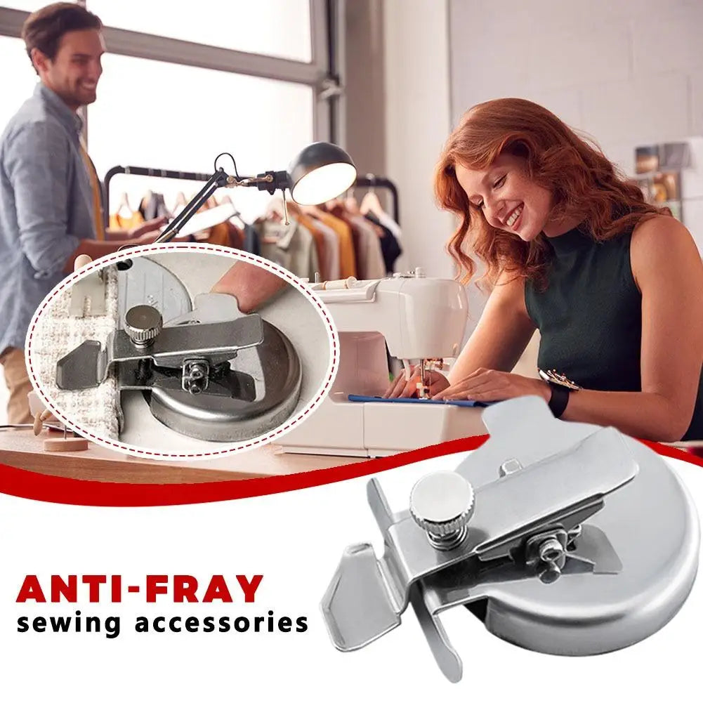 Magnetic Hem Guide Sewing Ruler | Universal Machine Attachment