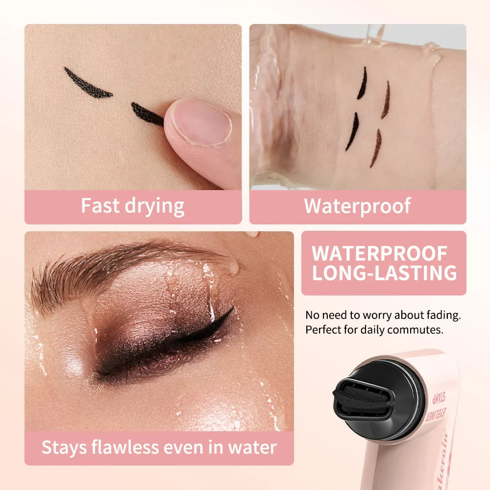 Lakerain Waterproof Gel Eyeliner Stamp – Fast Dry & Long-Lasting
