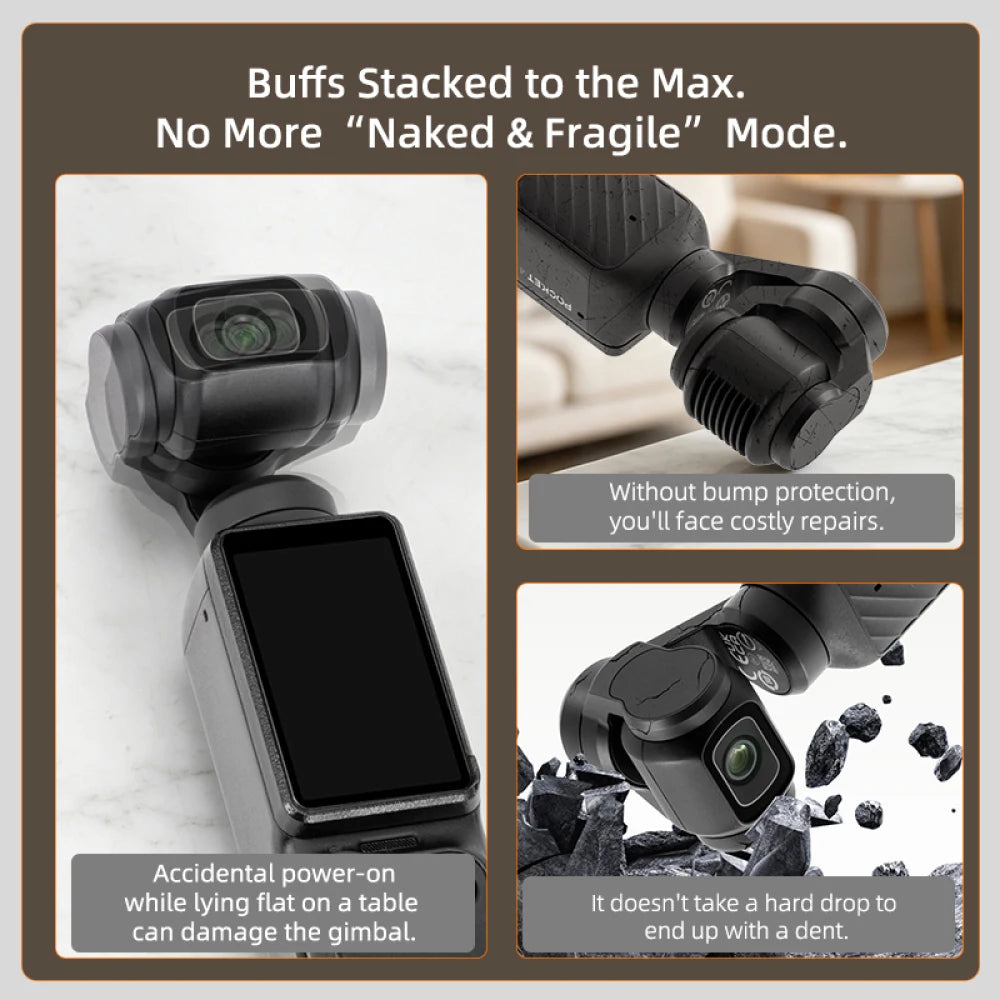 Camera Case For DJI Pocket4 Lens Protection Shock-Resistant And Drop-Proof Providing Perfect Protection For Your Camera Gimbal Peaceful Pleasures Health and Wellness