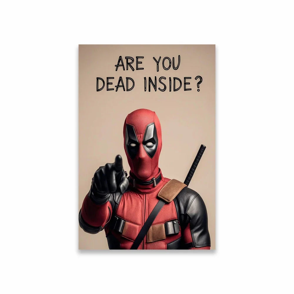 Deadpool Funny Bathroom Poster Sweet Baby Jesus Art Print Disney Superhero Toilet Canvas Painting Home Bathroom Toilet Decor Peaceful Pleasures Health and Wellness 4 55x75cm