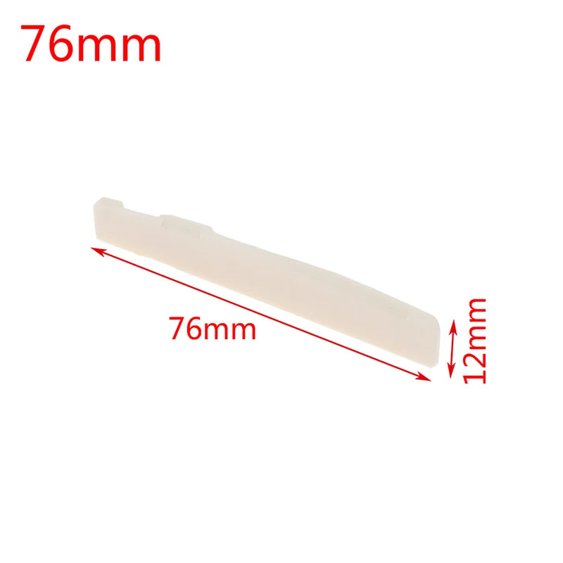 Real Bone Bridge Saddle for Acoustic Guitar – 72–80mm