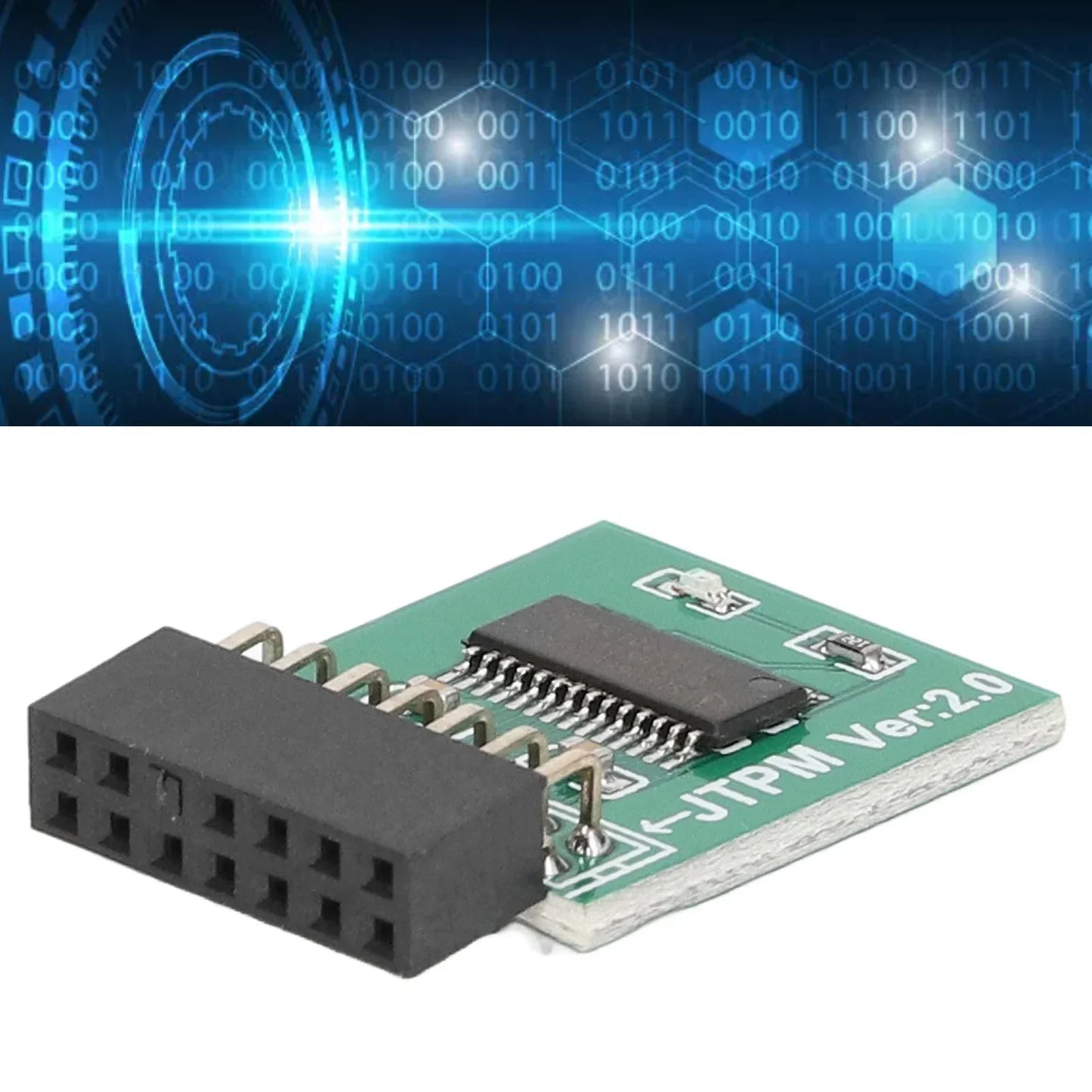 14 Pin LPC Interface TPM Module Board MSI 2 0 Strong Encryption Win11