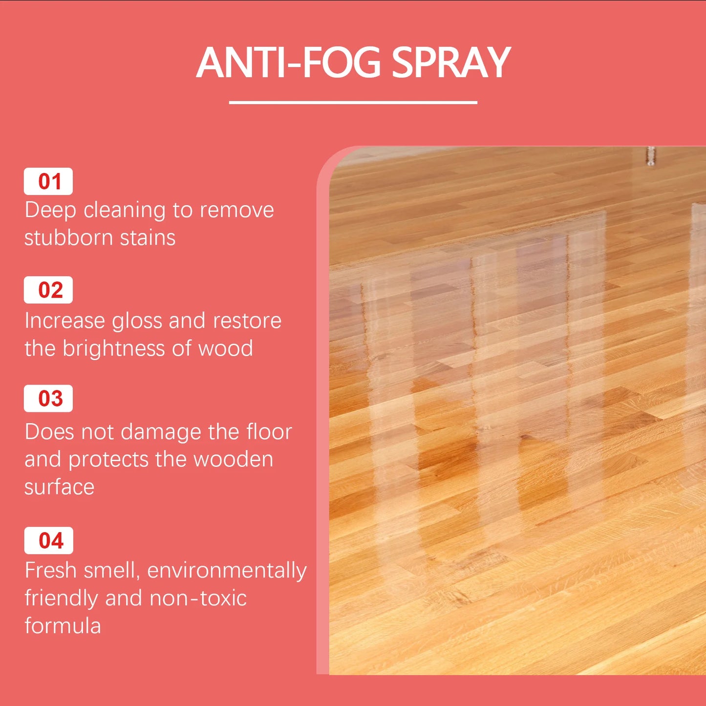 Jakehoe Wood Floor Polish Cleaner – Brightening & Non-Toxic