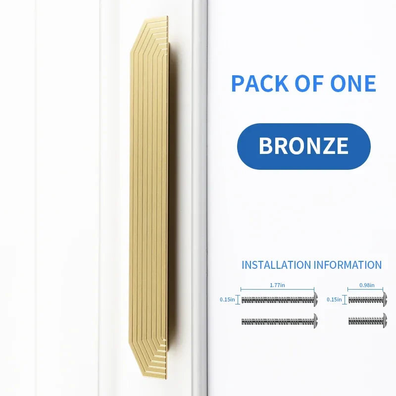 Gold Brass Cabinet Pulls – Half Round Drawer & Door Handles