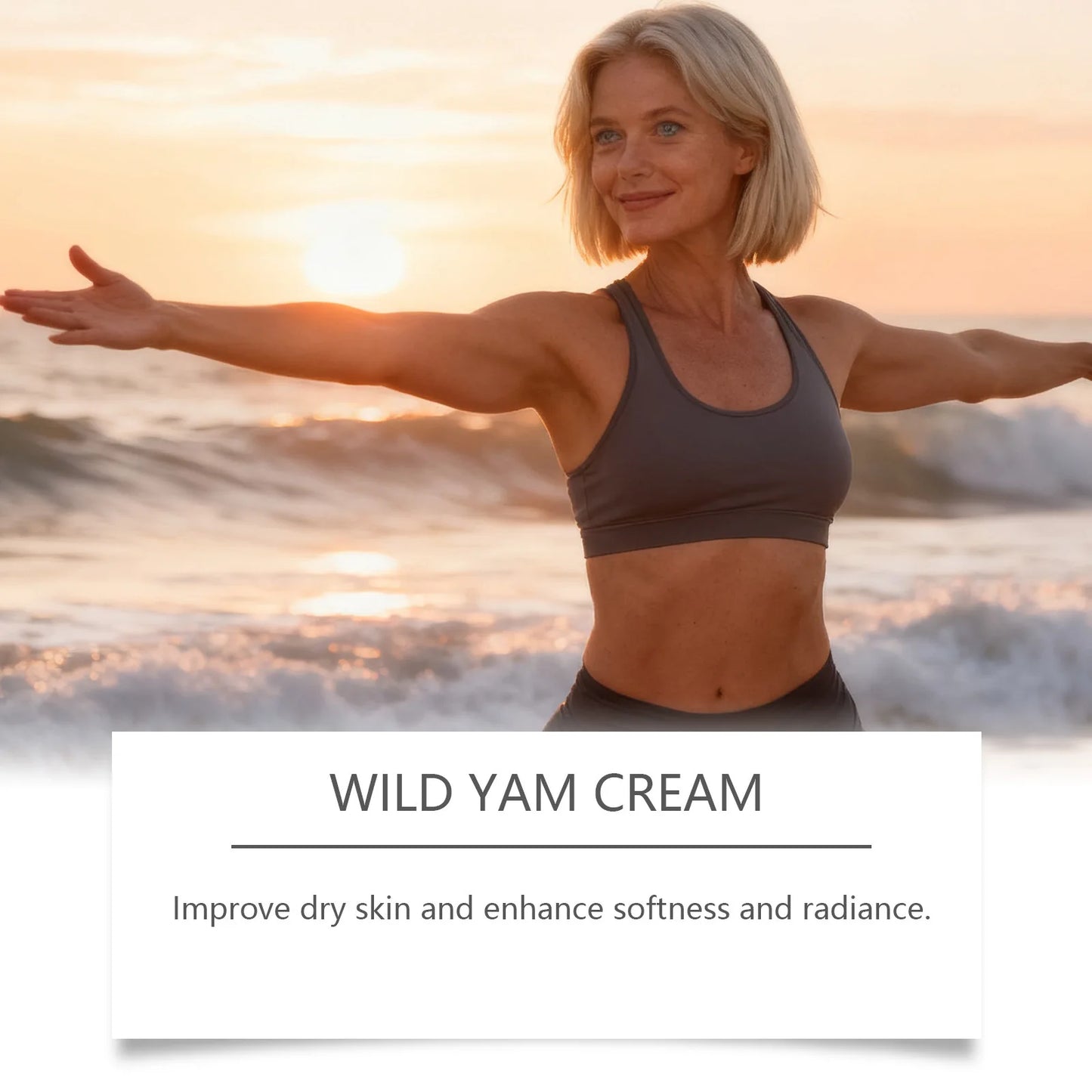Wild Yam Cream Help Hormone Balance Soothing Menopause Stress Reduce Hot Flashes Women Body Balance Support Body Relief Creams Peaceful Pleasures Health and Wellness