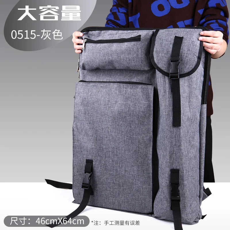 Art Portfolio Case Carry Bag Drawboard Storage Tote Portable Handheld