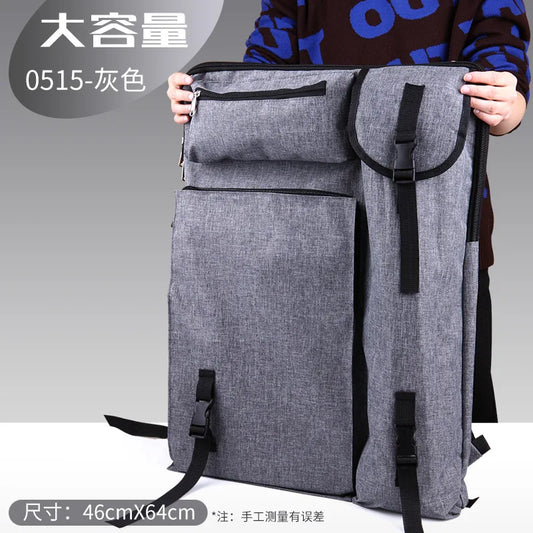 Art Portfolio Case Carry Bag Drawboard Storage Tote Portable Handheld Peaceful Pleasures Health and Wellness