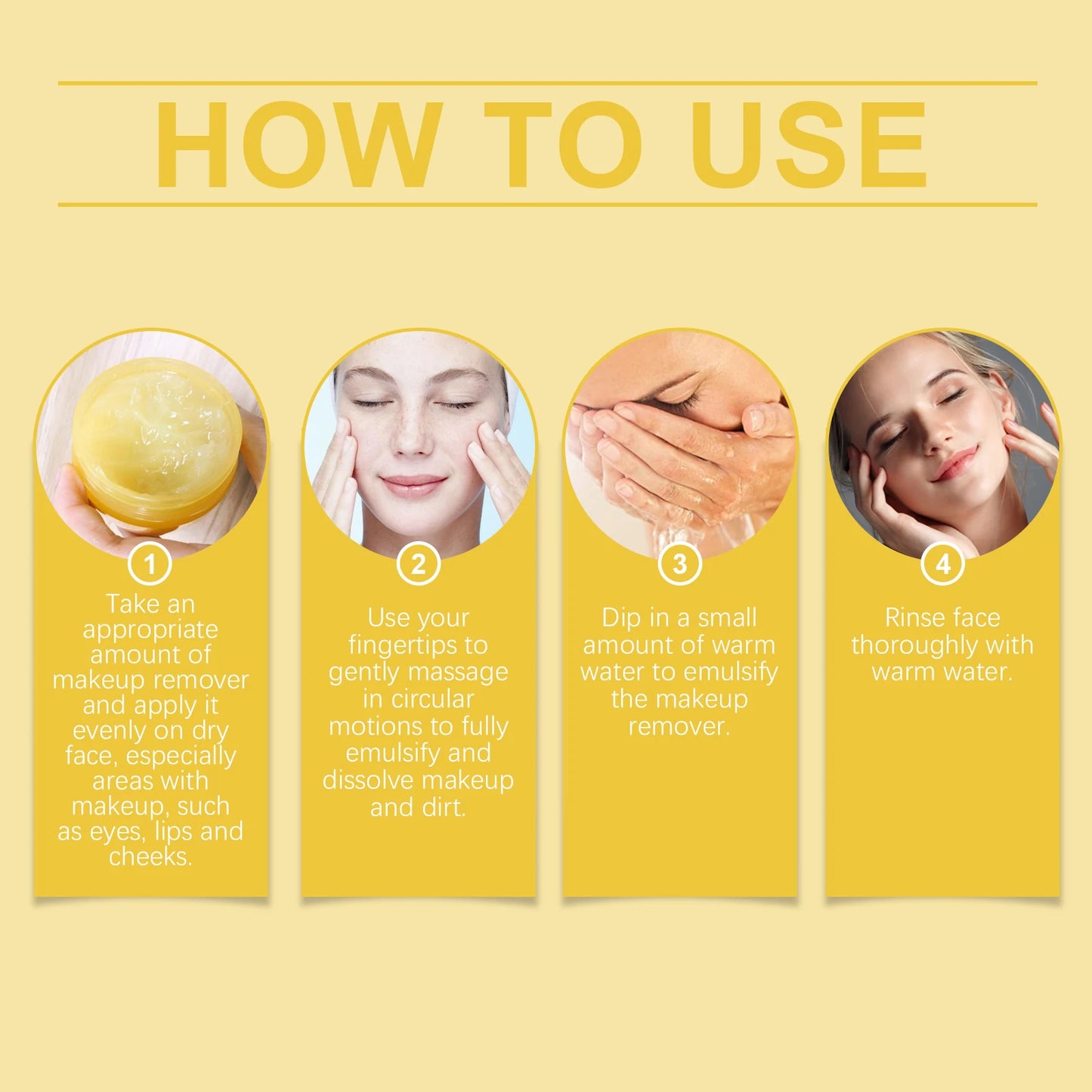 Turmeric Ginger Lemon Cleansing Balm Makeup Remover 100g