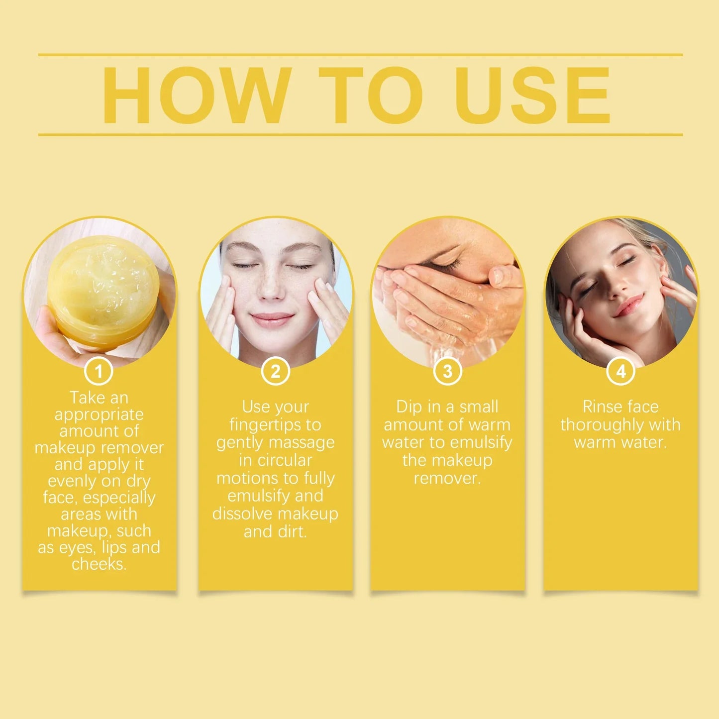 Eelhoe Turmeric Ginger Lemon Cleansing Balm Makeup Remover 100g