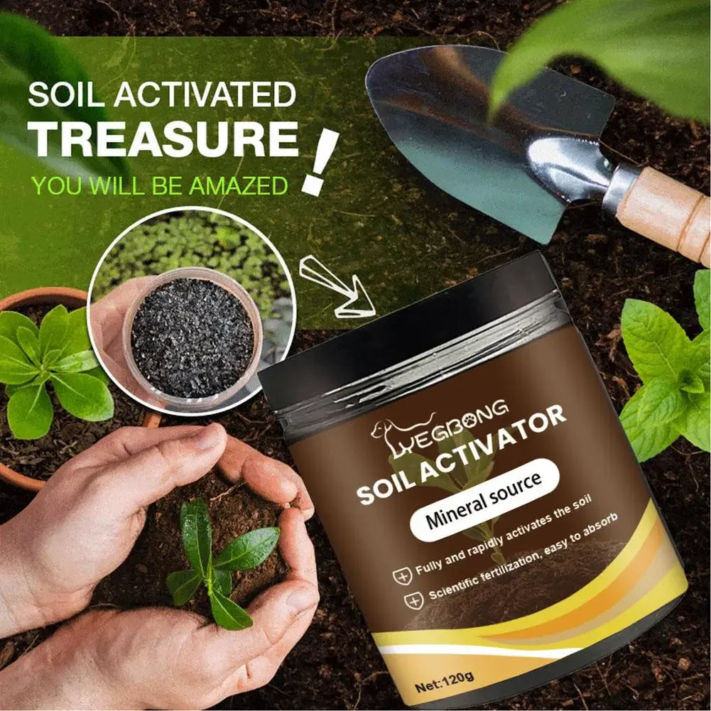 Mineral Source Soil Conditioner Universal Plant Fertilizer For Seedling Growth & Rooting Gardening Essential For Indoor Outdoor Peaceful Pleasures Health and Wellness