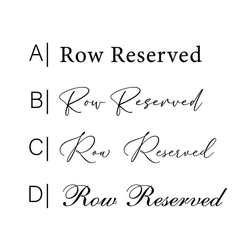 4-Pack Satin Ribbon Chair Bows | Wedding & Bridal Decor