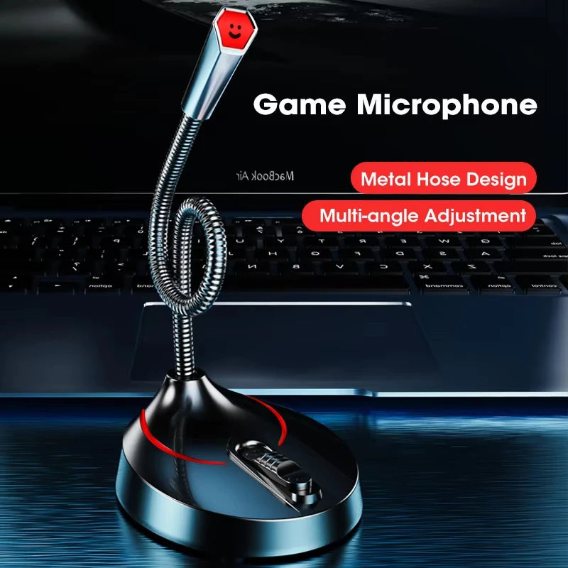 Mini USB Wired Microphone 3.5mm Jack Plug Studio Speech Mic for PC Computer Laptop Notebook Loud Speaker Peaceful Pleasures Health and Wellness