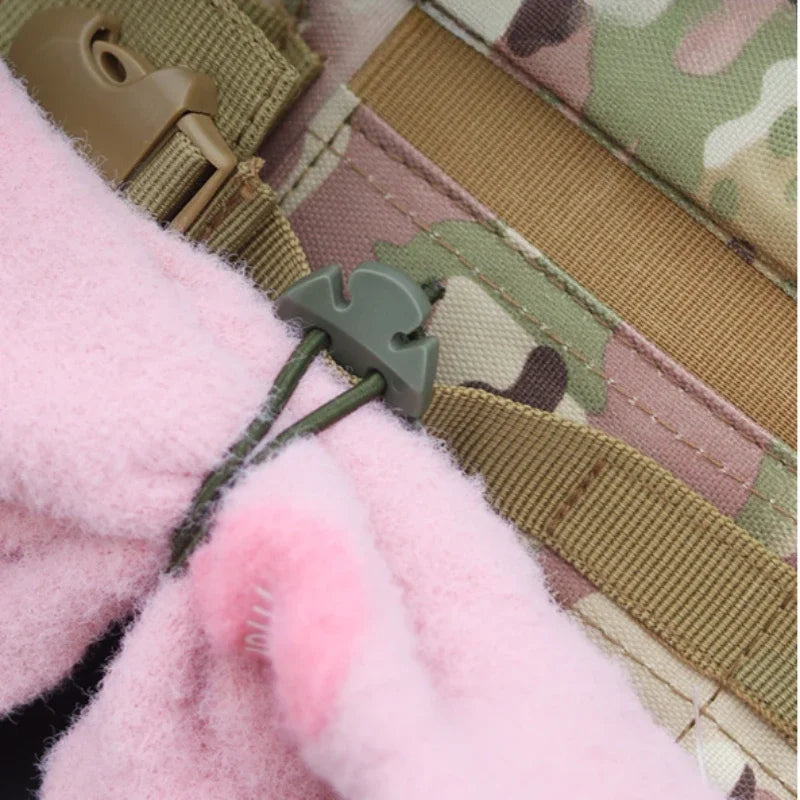 Tactical Backpack Carabiner Webbing Buckle Clips 2-Pack Webbing Buckle Clip Peaceful Pleasures Health and Wellness