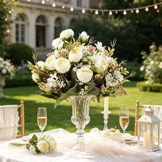 Artificial Silk Peony Flowers – Wedding & Home Décor Artificial Silk Flowers Peaceful Pleasures Health and Wellness